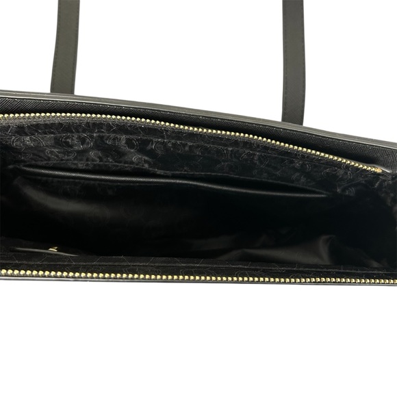 PUCCINI NWT Black Vegan Leather Shoulder Handbag - Picture 11 of 15